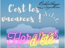Horaires d’été de la bibliothèque
