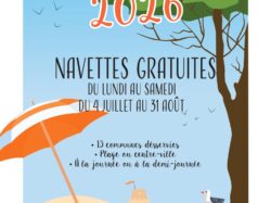 Navettes des plages été 2026